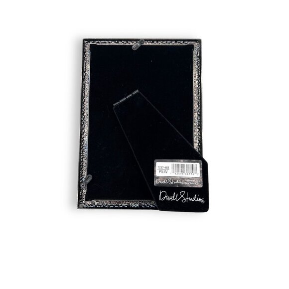 DwellStudio Black Pebble Texture 4x6" Picture Frames Set Of 2 - Picture 7 of 10